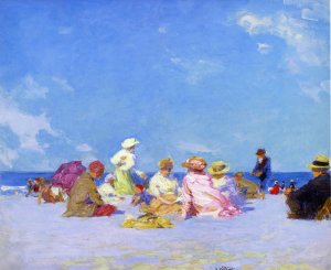 Afternoon Fun by Edward Potthast Oil Painting Reproduction