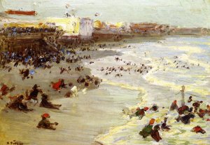 Coney Island by Oil Painting Reproduction