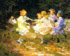 Ring Around the Rosey by Oil Painting Reproduction