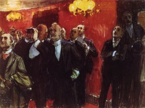 Standing Room Only by Oil Painting Reproduction