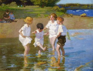 Summer Joys by Edward Potthast Oil Painting Reproduction