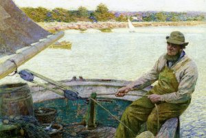 Summer, New England by Oil Painting Reproduction