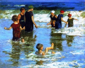 Summer Pleasures II by Edward Potthast Oil Painting Reproduction