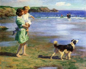 Summer Pleasures by Edward Potthast Oil Painting Reproduction