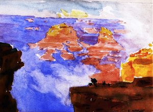 The Grand Canyon by Oil Painting Reproduction