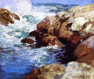 The Maine Coast II by Edward Potthast Oil Painting Reproduction