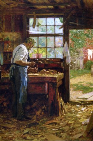 The Village Carpenter by Oil Painting Reproduction