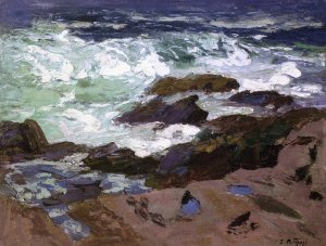 Wild Surf, Ogunquit, Maine by Oil Painting Reproduction